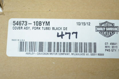 Fork Tube Cover 10-14 Fat Boy FLSTFB 103 NOS