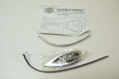 Right Front Tank Medallion Trim Kit 05-07 FLSTSC NOS