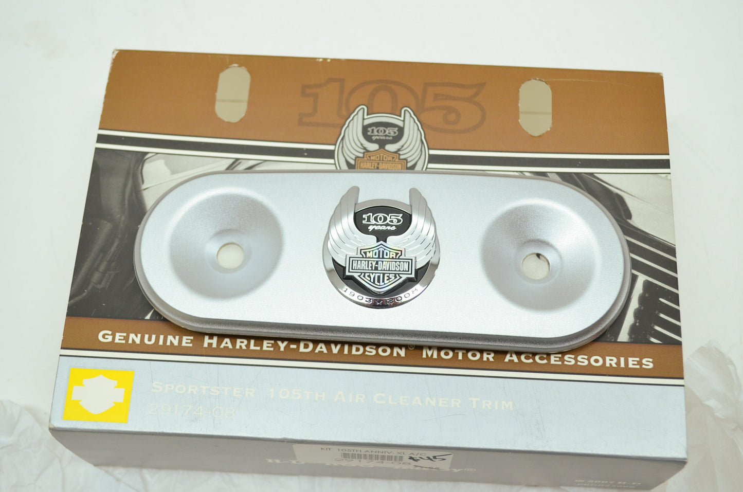 105th Anniversary Air Cleaner Trim Sportster XL NOS