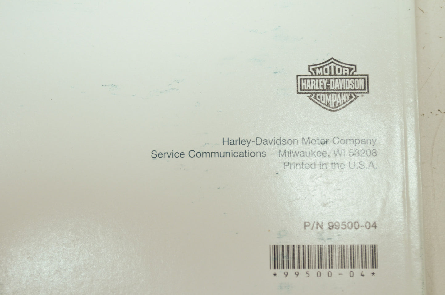 OEM Harley Davidson FLHTCSE Model 2004 Service Manual Supplement 99500-04