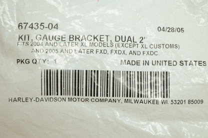 Dual Gauge Bracket Kit XL FXD FXCX FX NOS
