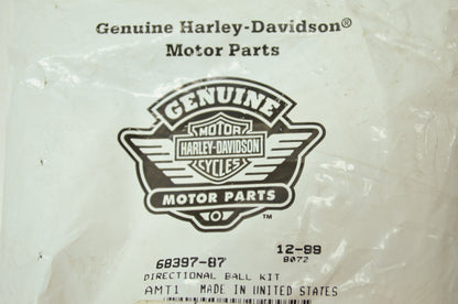 OEM Harley-Davidson 68397-87 Directional Ball Kit NOS