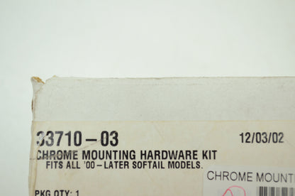 OEM Harley-Davidson 33710-03 Chrome Mounting Hardware Kit NOS