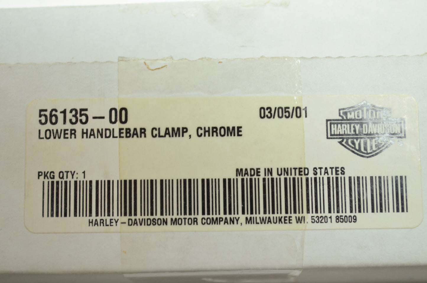 Lower Handlebar Clamp NOS