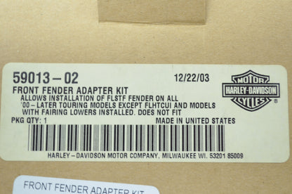 OEM Harley-Davidson 59013-02 Front Fender Adapter NOS
