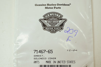OEM Harley-Davidson 71467-65 Solenoid Cover Gasket NOS