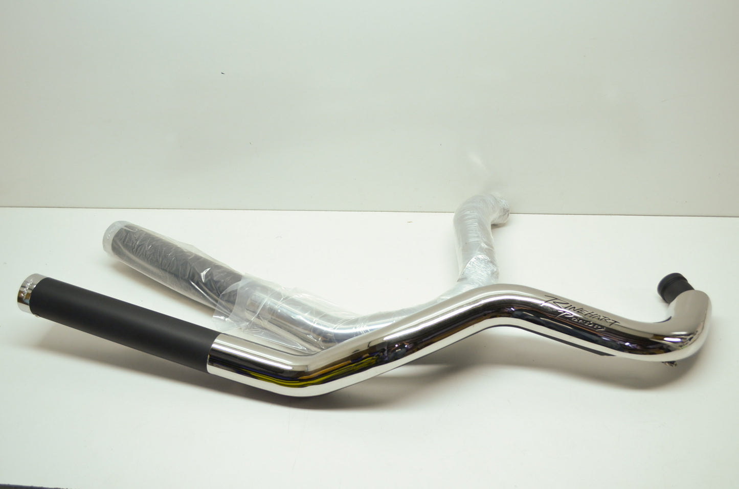 Rinehart R54002CG Cross Back Exhaust Harley Softail FLSTC FLSTS FXST NOS