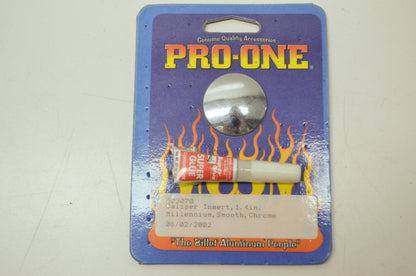 Pro-One 603070 Caliper Insert 1.4' Chrome 77-81 Sportster NOS