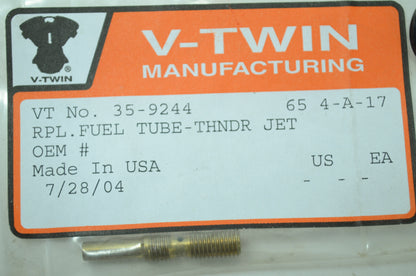 Thunder Jet Carburetor Tube XL FXR FXD FLT FLST FXST NOS