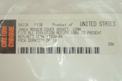Inner Rocker Cover Gasket 86-90 Models NOS