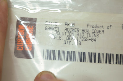 Lower Rocker Box Cover Gasket 84-91 Evolution Twin Qty 2 NOS