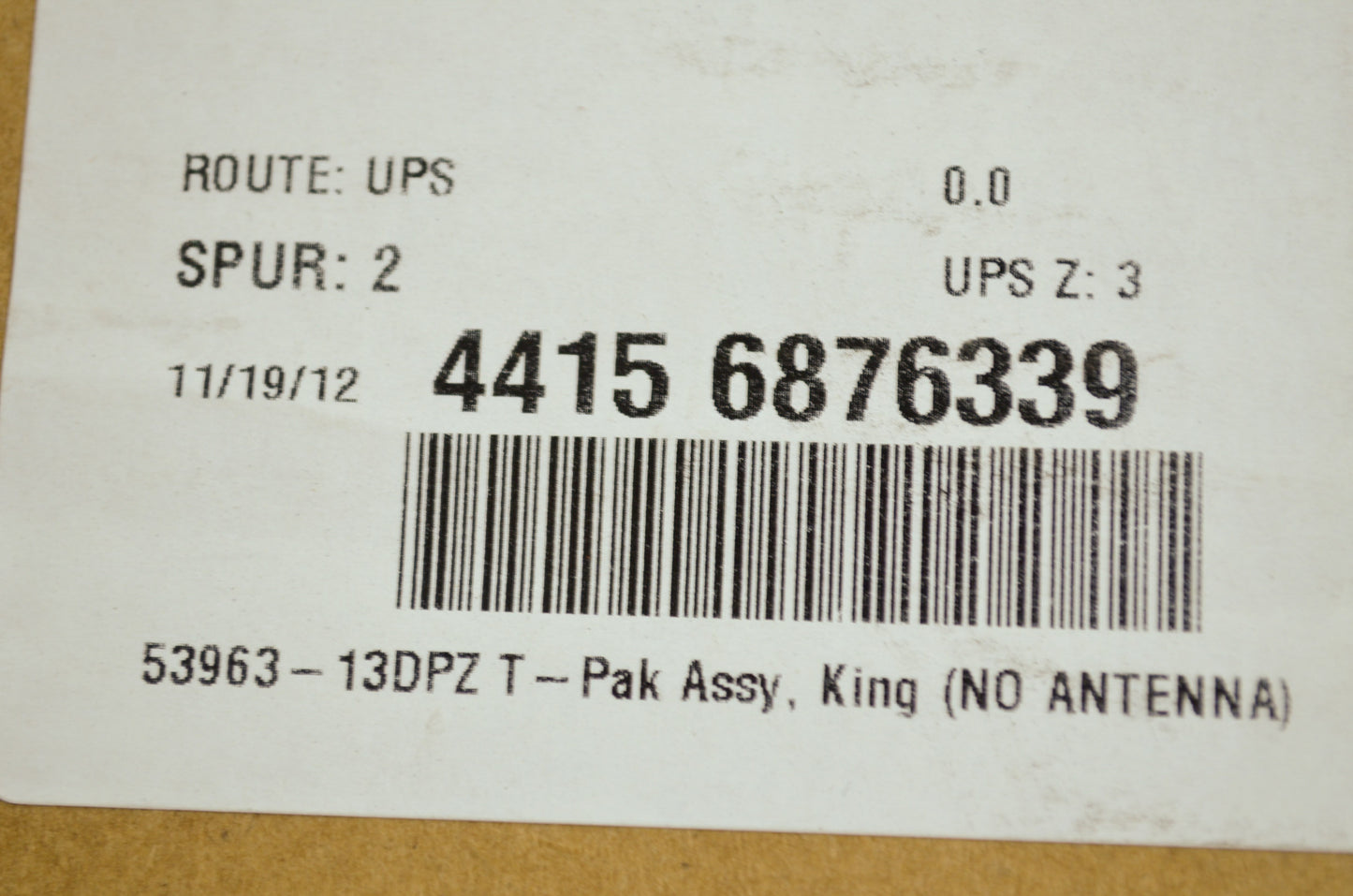 King Tour-Pak Luggage 09-13 FLHR FLHRT FLHRX NOS
