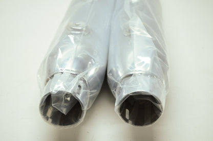 Shorty Dual Slip On Mufflers 07-09 Softail NOS