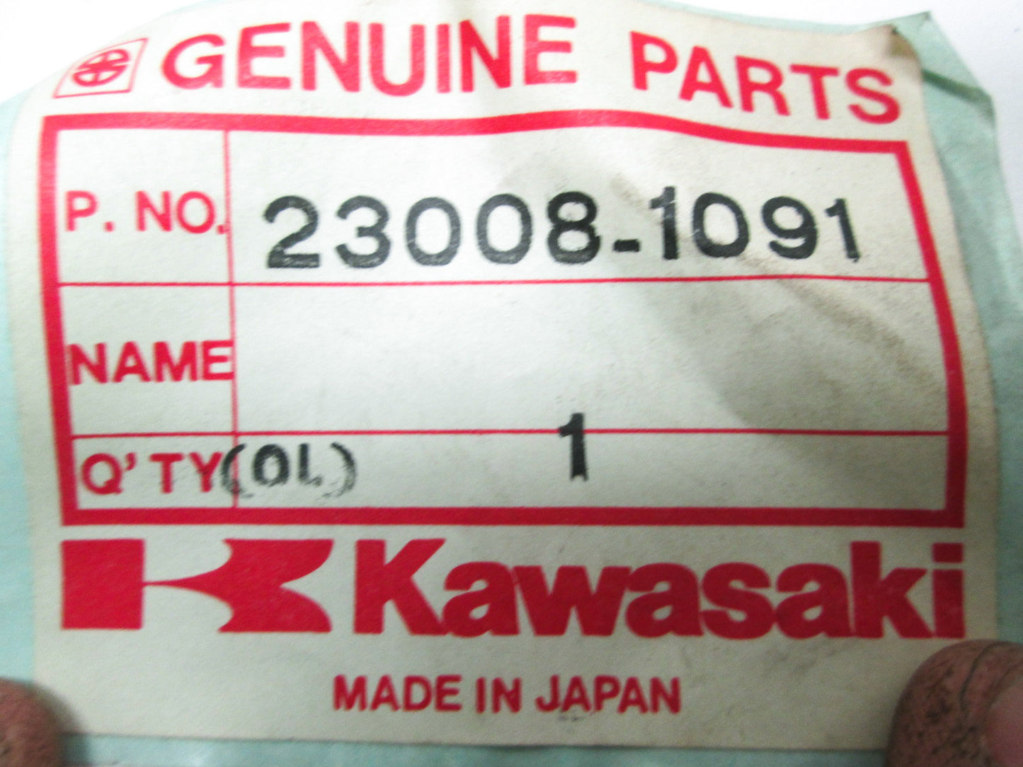 OEM Kawasaki 23008-1091 Tachometer Socket Assembly NOS