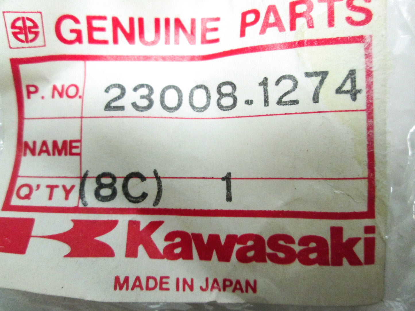 OEM Kawasaki 23008-1274 Socket Assembly NOS