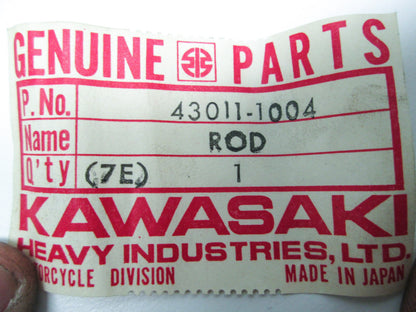 OEM Kawasaki 43011-1004 Brake Rod NOS
