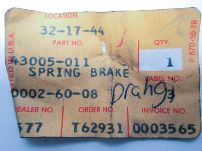 OEM Kawasaki 43005-011 Brake Pedal Spring