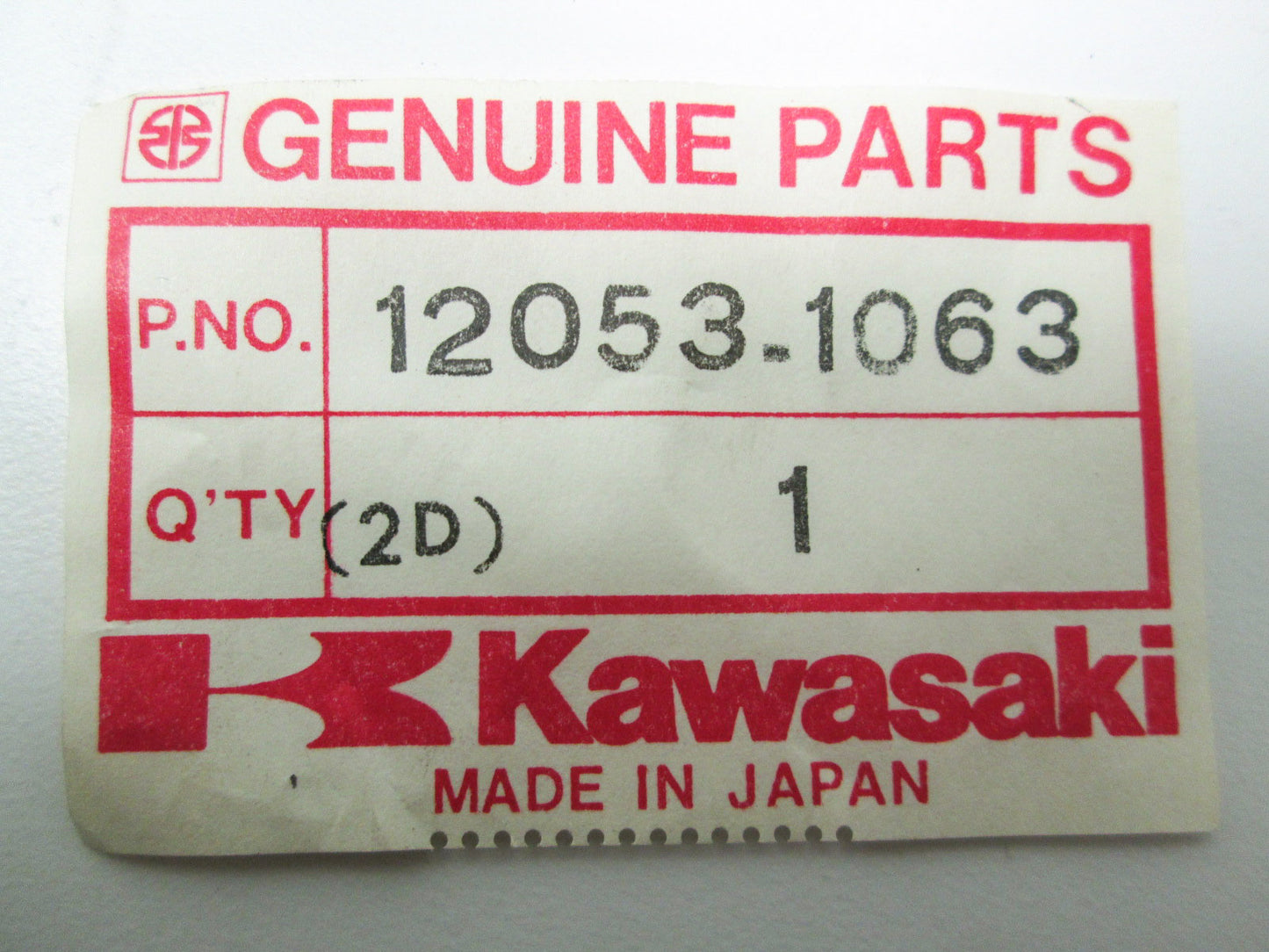 OEM Kawasaki 12053-1063 Chain Guide NOS