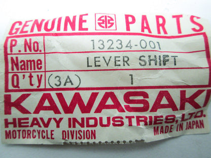 OEM Kawasaki 13234-001 Shift Lever NOS