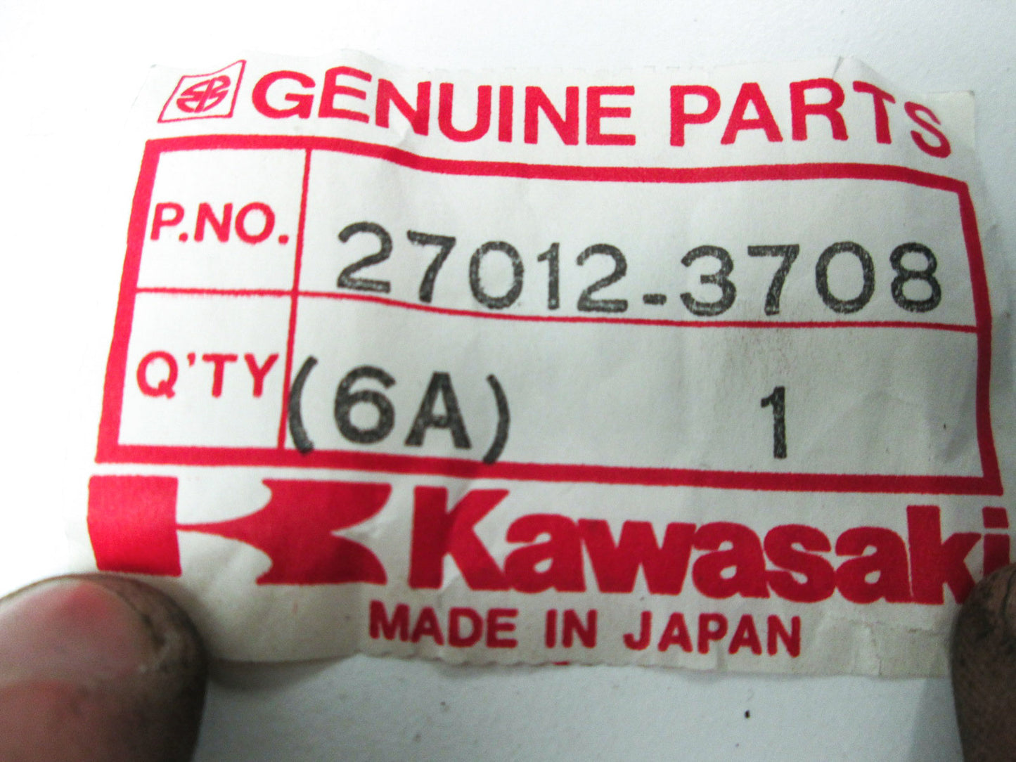 NEW OEM Kawasaki Jetski Hood Hook 1986 JF650 27012-3708 NOS