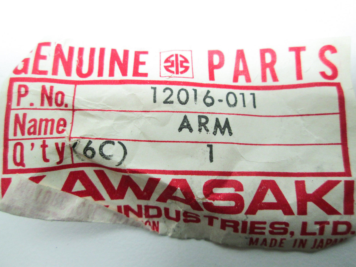 OEM Kawasaki 12016-011 Rocker Arm NOS