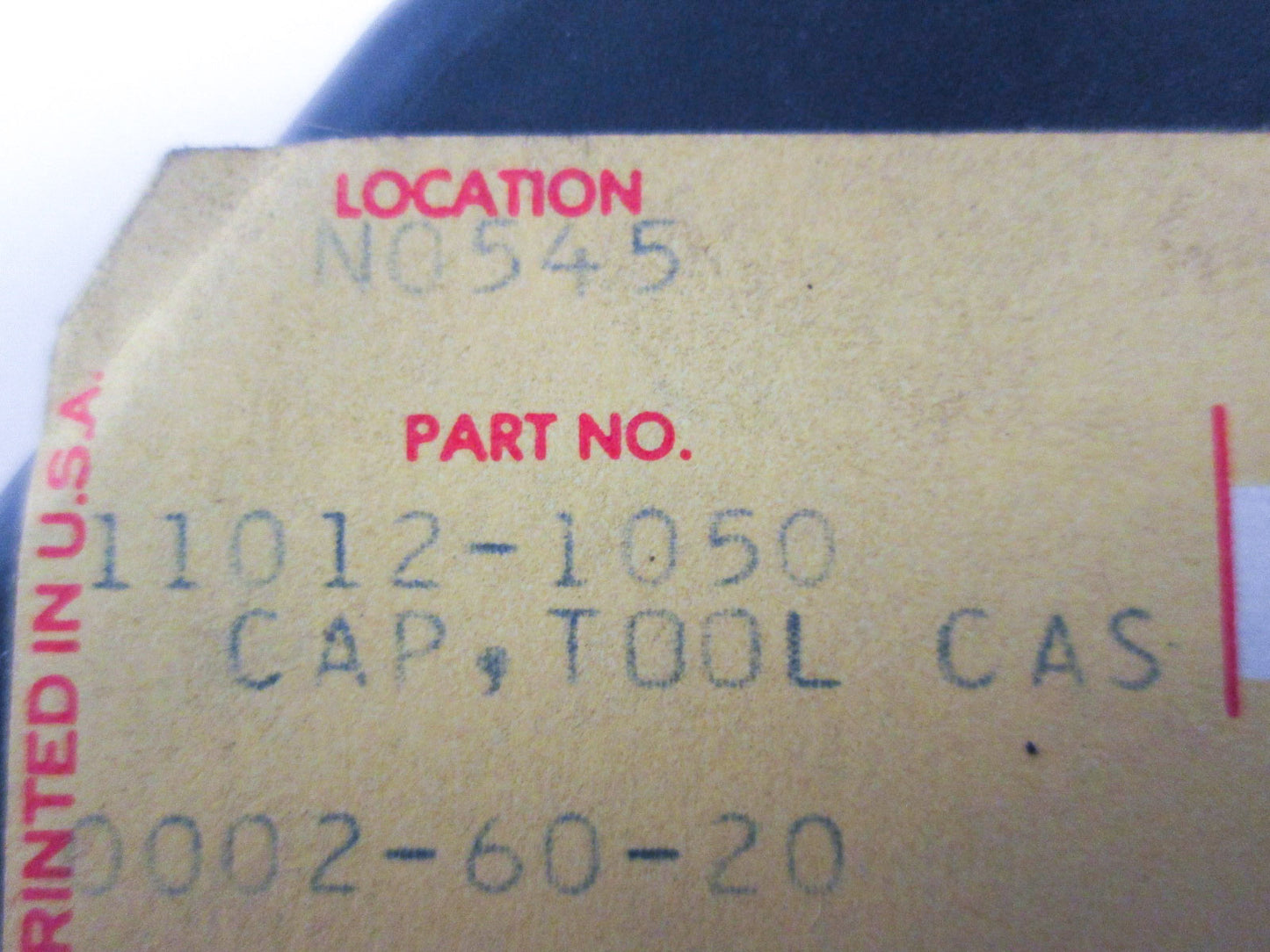 OEM Kawasaki 11012-1050 Tool Case Cap