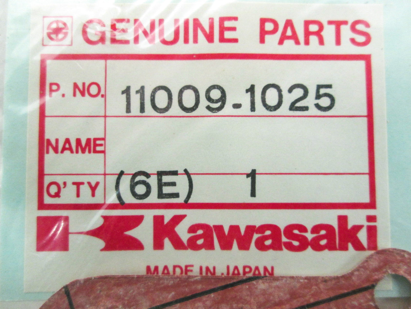 NEW OEM Kawasaki Valve Cover Gasket 1977-1979 KZ650 11009-1025 NOS