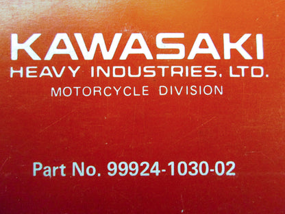 OEM Kawasaki 99924-1030-02 Service Manual AR50A