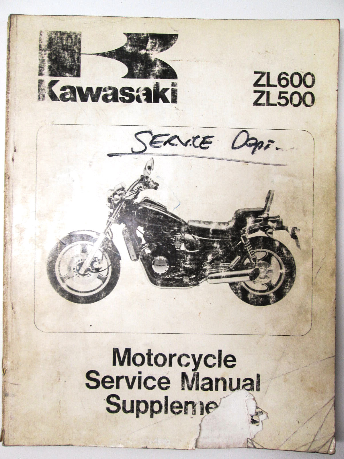 OEM Kawasaki 99924-1073-51 Service Manual Supplement ZL600A