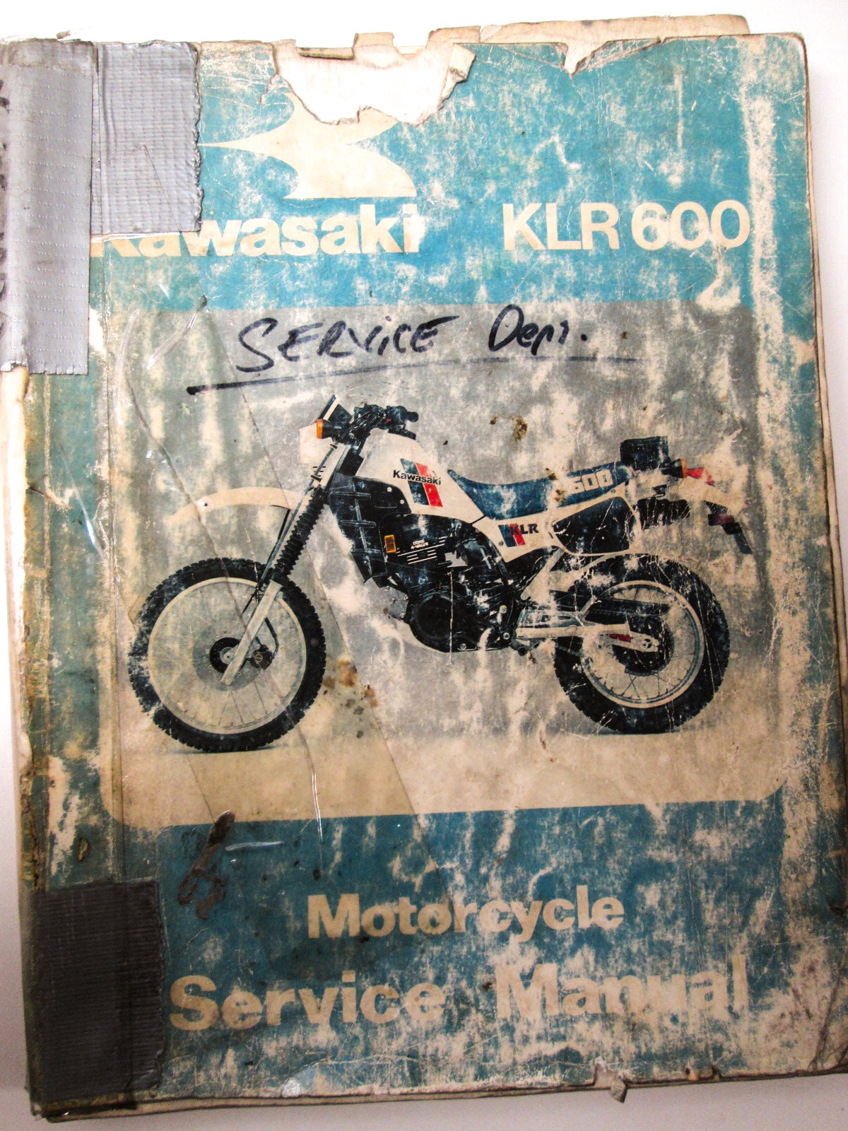 Used Kawasaki 1984 KLR600 Service Manual 99924-1050-01