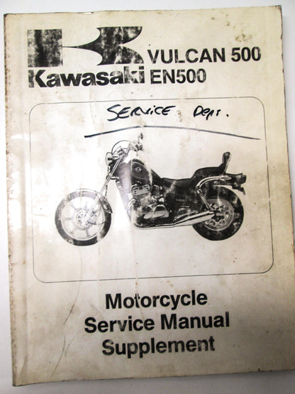 OEM Kawasaki 99924-1125-51 Service Manual Supplement EN500A