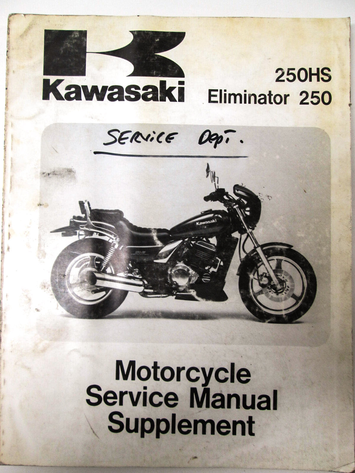 OEM Kawasaki 99924-1093-52 Service Manual Supplement EL250B/E