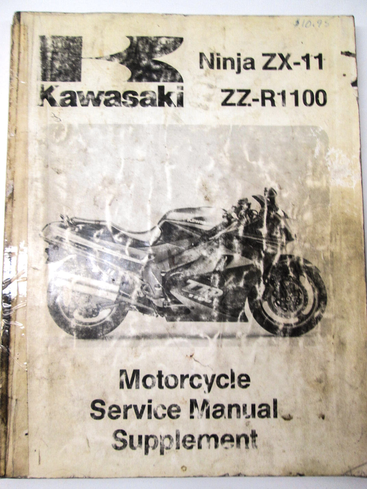 OEM Kawasaki 99924-1127-52 Service Manual Supplement ZX1100C