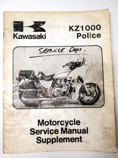 OEM Kawasaki 99963-0040-01 Service Manual Supplement KZ1000C4