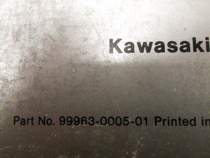 OEM Kawasaki 99963-0005-01 Service Manual Supplement KZ1000C1A