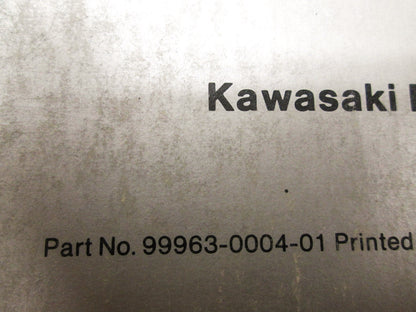 OEM Kawasaki 99963-0004-01 Service Manual Supplement KZ1000C1