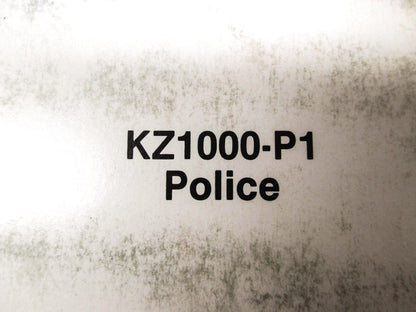 OEM Kawasaki 99963-0049-01 Service Manual Supplement KZ1000P