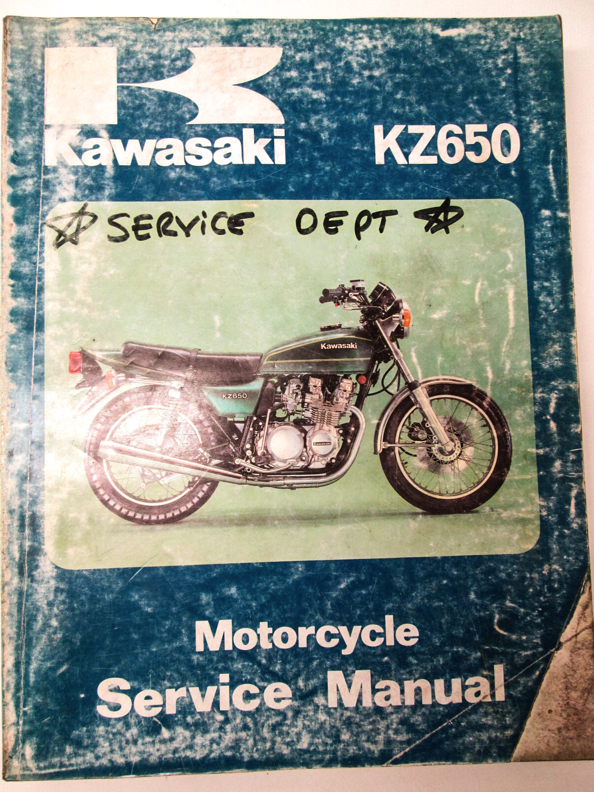 OEM Kawasaki 99924-1007-03 Service Manual KZ650