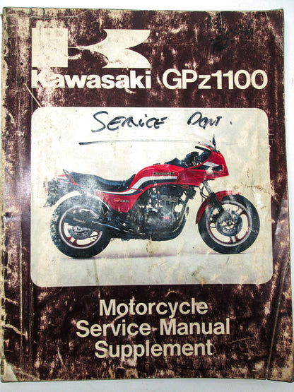 OEM Kawasaki 99924-1038-01 Service Manual Supplement ZX1100A
