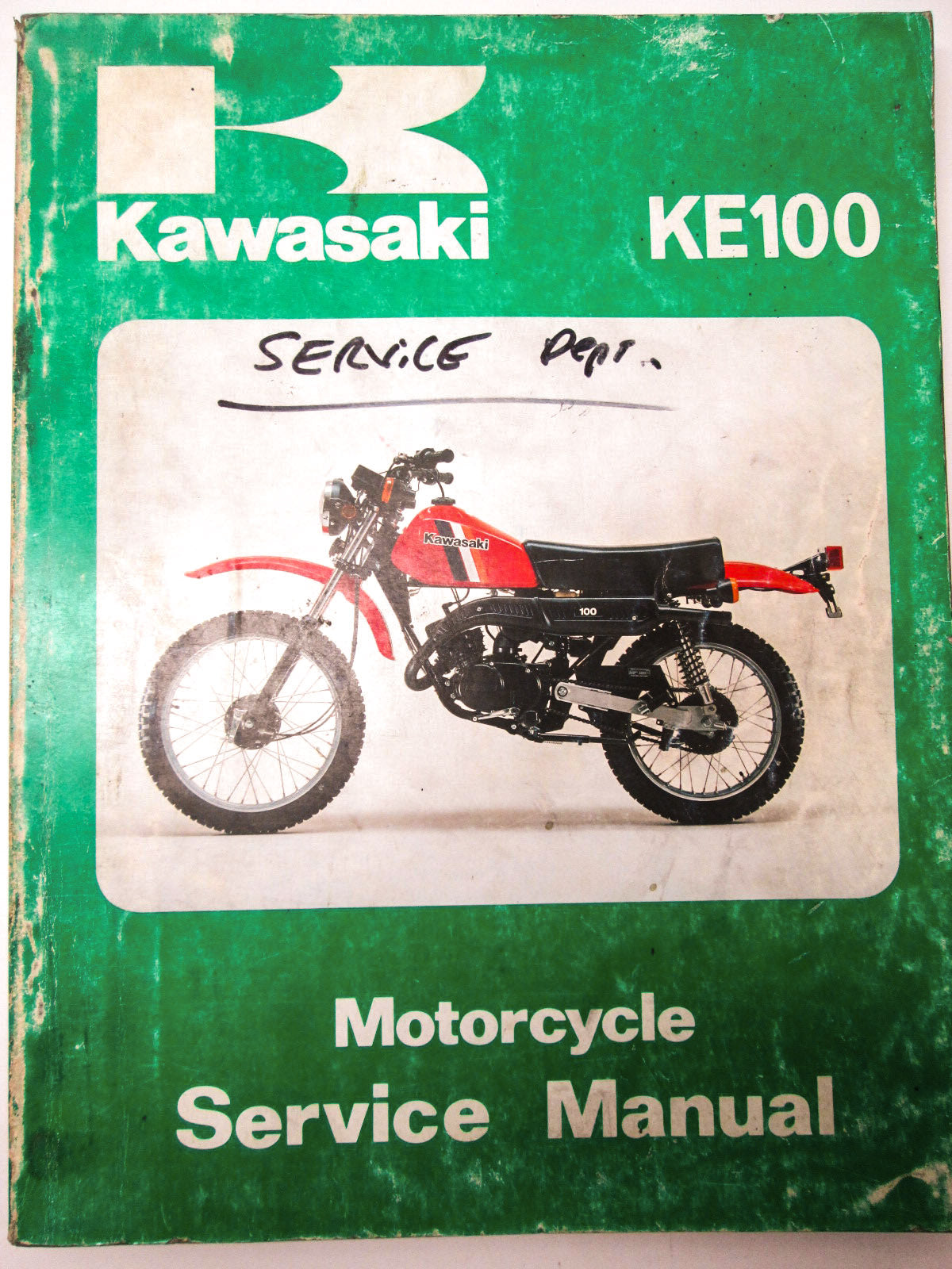 OEM Kawasaki 99924-1011-02 Service Manual KE100