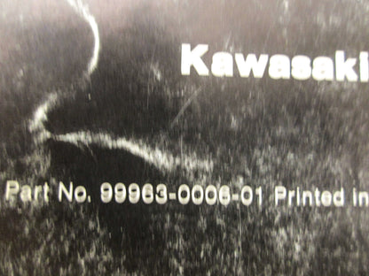 OEM Kawasaki 99963-0006-01 Service Manual Supplement KZ1000B2