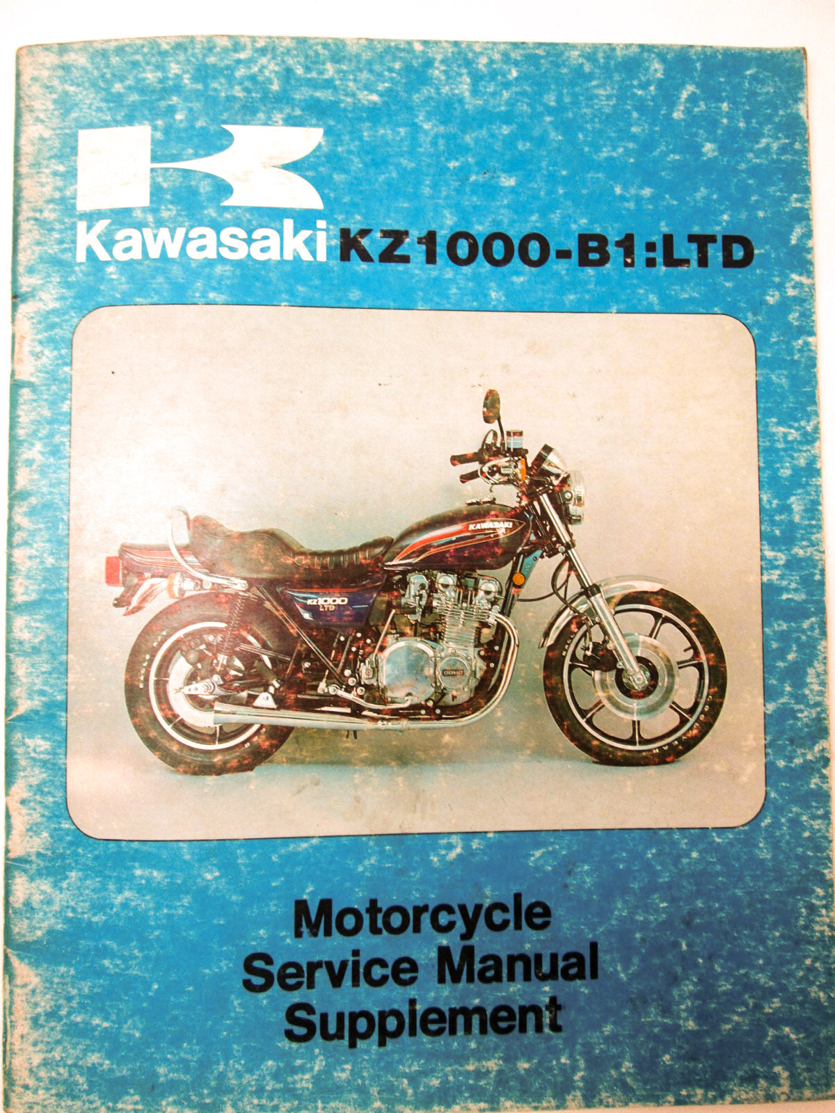 OEM Kawasaki 99963-0003-01 Service Manual Supplement KZ1000B1