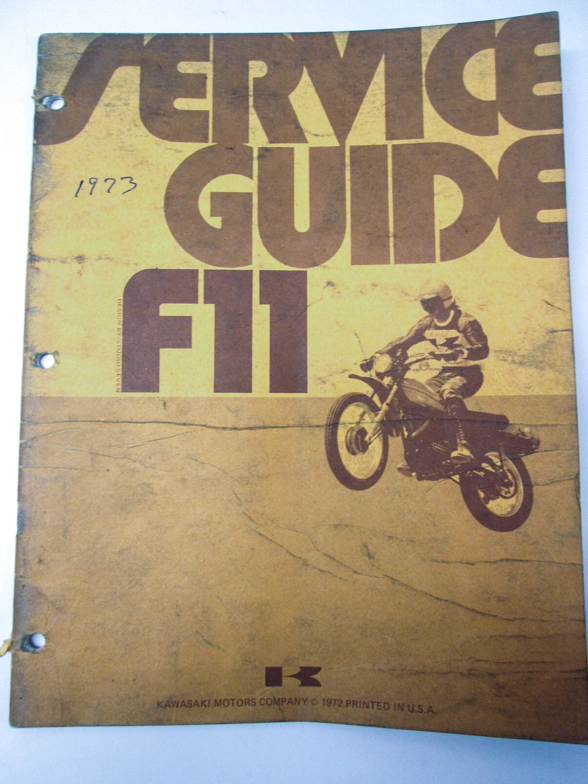 OEM Kawasaki 1973 F11 Service Manaul