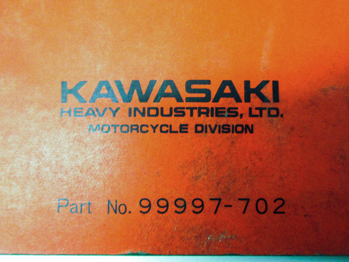 OEM Kawasaki 99997-702 Service Manual M SERIES