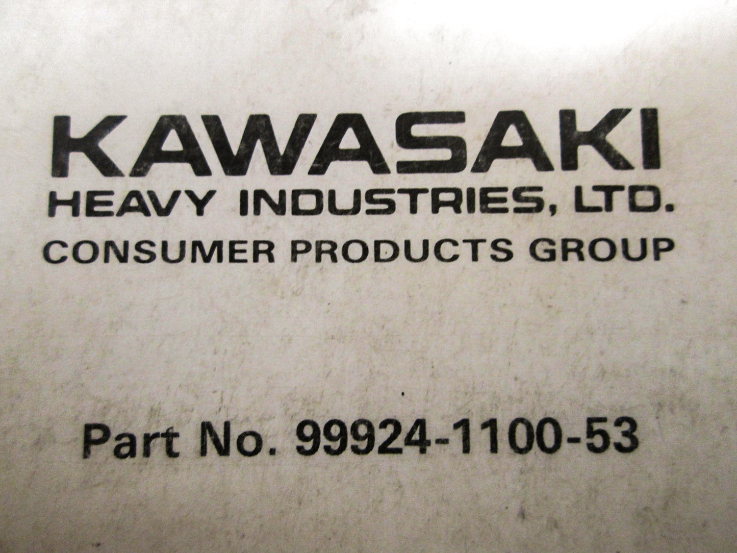 Kawasaki 1988-1996 KLF300 Bayou300 Service Manual 99924-1100-53