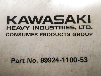 Kawasaki 1988-1996 KLF300 Bayou300 Service Manual 99924-1100-53