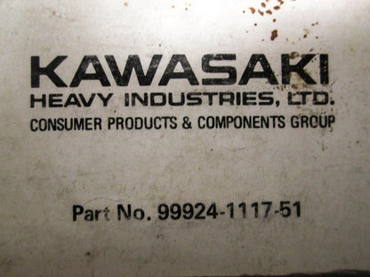 OEM Kawasaki 99924-1117-51 Service Manual Supplement KLF300C