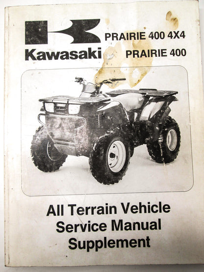 OEM Kawasaki 99924-1243-51 Service Manual Supplement KVF400