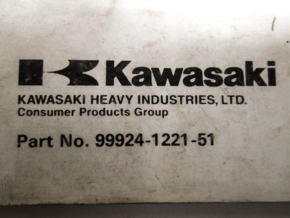 OEM Kawasaki 99924-1221-51 Service Manual JT1100B