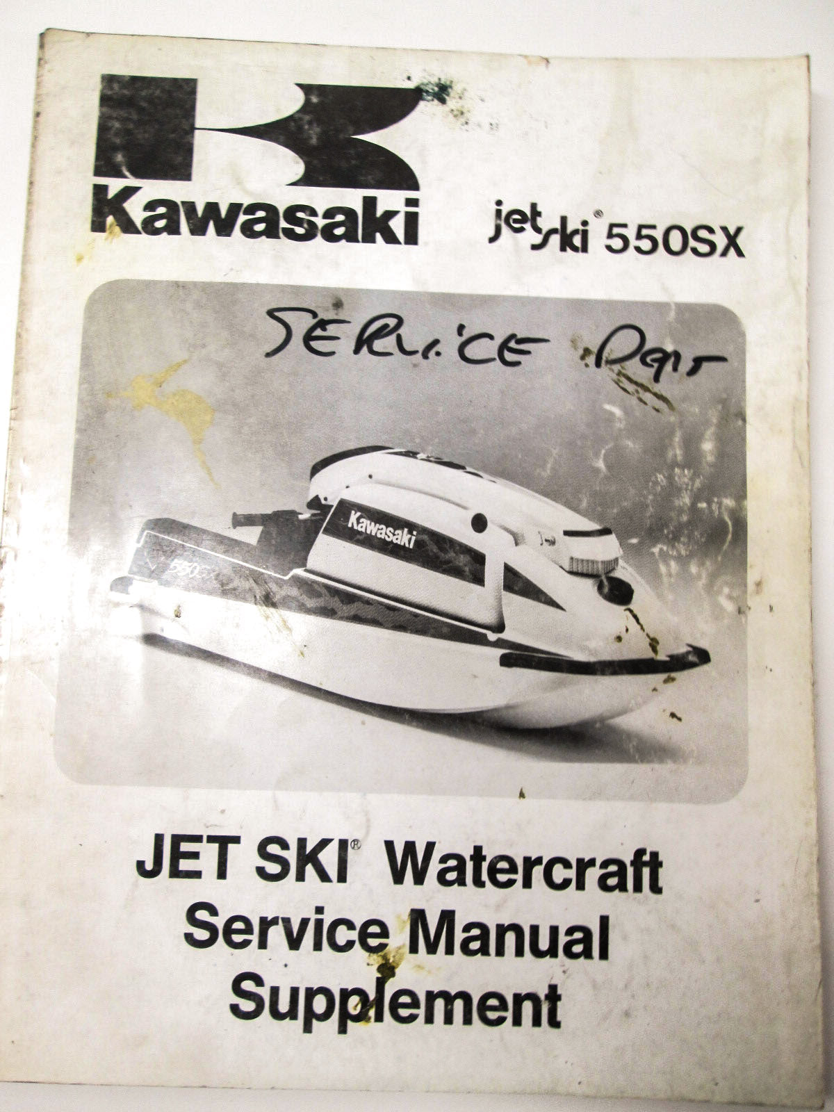 OEM Kawasaki 99924-1148-51 Service Manual Supplement JS550C1